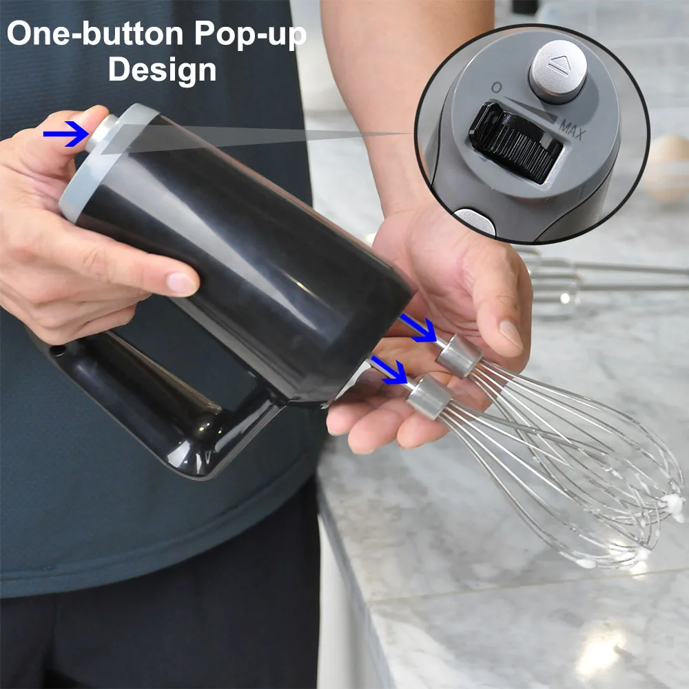 Prep Food Processor Chopper for  Slicing, Shredding, Mincing, and Pureeing, Vegetables, Meat, Grains, Nut Blender