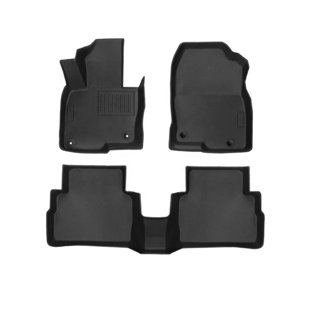 Floor Mats for Mazda CX-5 2023 2024 All Weather Protection TPE Rubber Floor Liners Accessories Mats Odorless Anti-Slip Black
