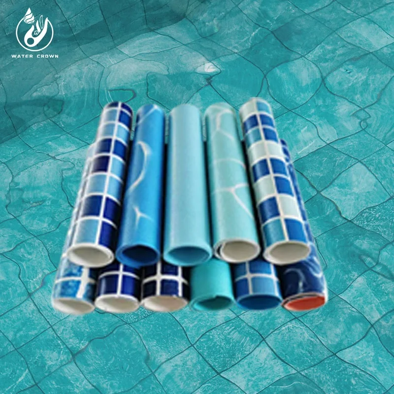 Chinese Manufacturer Water Impermeability Custom Made Civil PVC Swimming Pool Liner Adhesive Film for Above Ground Pools