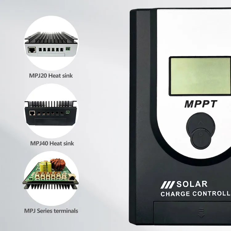 Dual USB Panel System off Grid Solar Regulator 12 24 v 40a Mppt Solar Charge Controller