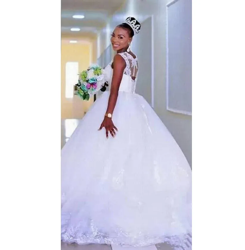 
2020 hot luxury sparkly lace wedding dress bridal gown ball wedding dress bridal gown 