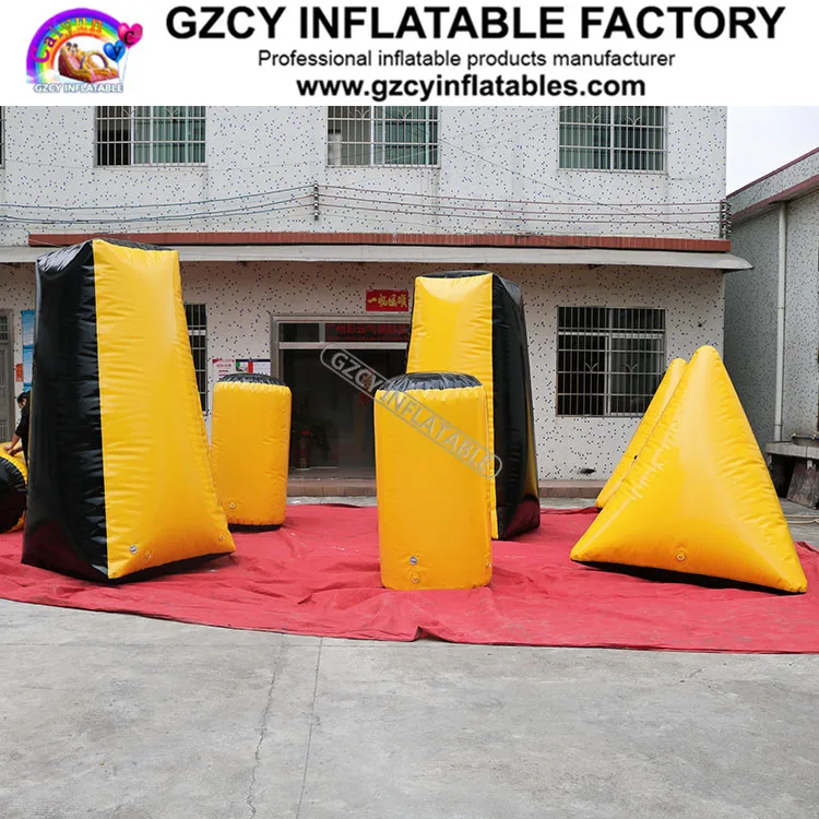 inflatable paintballgun paintball inflatable paintball field on hot sale