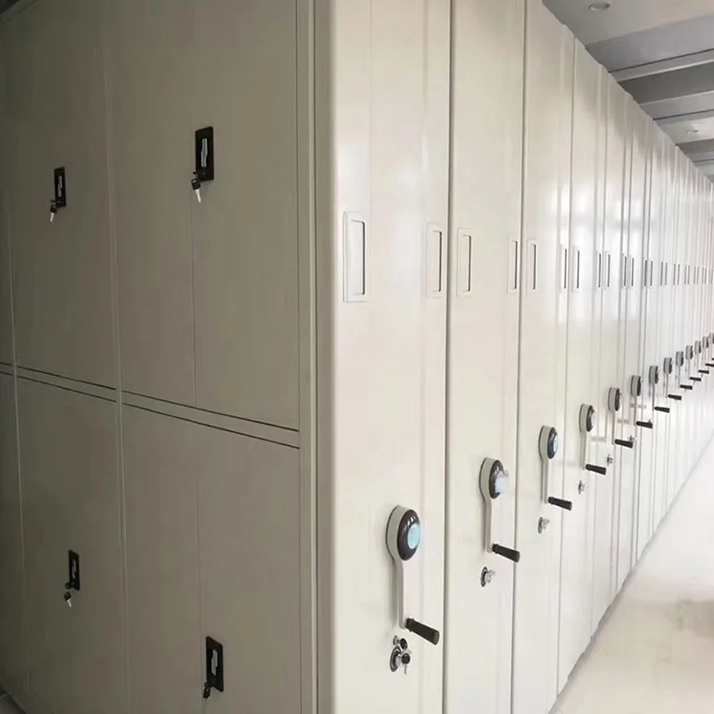 NOVA мобильные архивные стеллажи ручной пуш-ап подачи стеллаж для выставки товаров на трек высокой плотности полки системы/