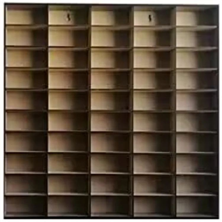 Wooden Sorting Tray Grid Display Wood Divided Organizer Brown Finished Section Box With Compartments and Dividers,Wooden Storage