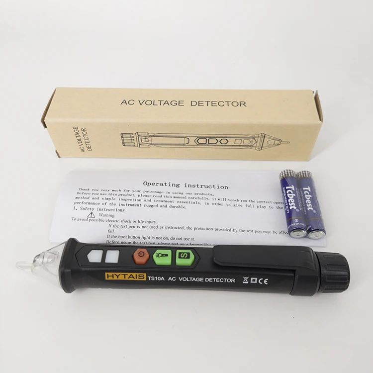 HYTAIS 1000V Handheld portable voltage test pen night flashlight test pen
