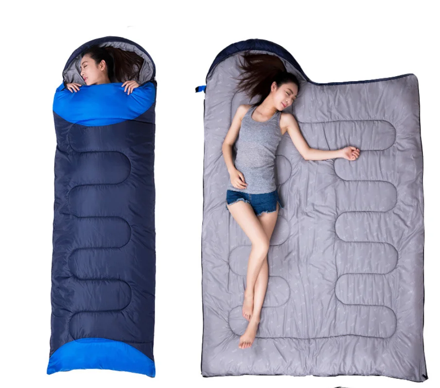 OEM/ODM Thicker and warmer for indoor and outdoor use skin friendly degree sleeping bag polyester waterproof