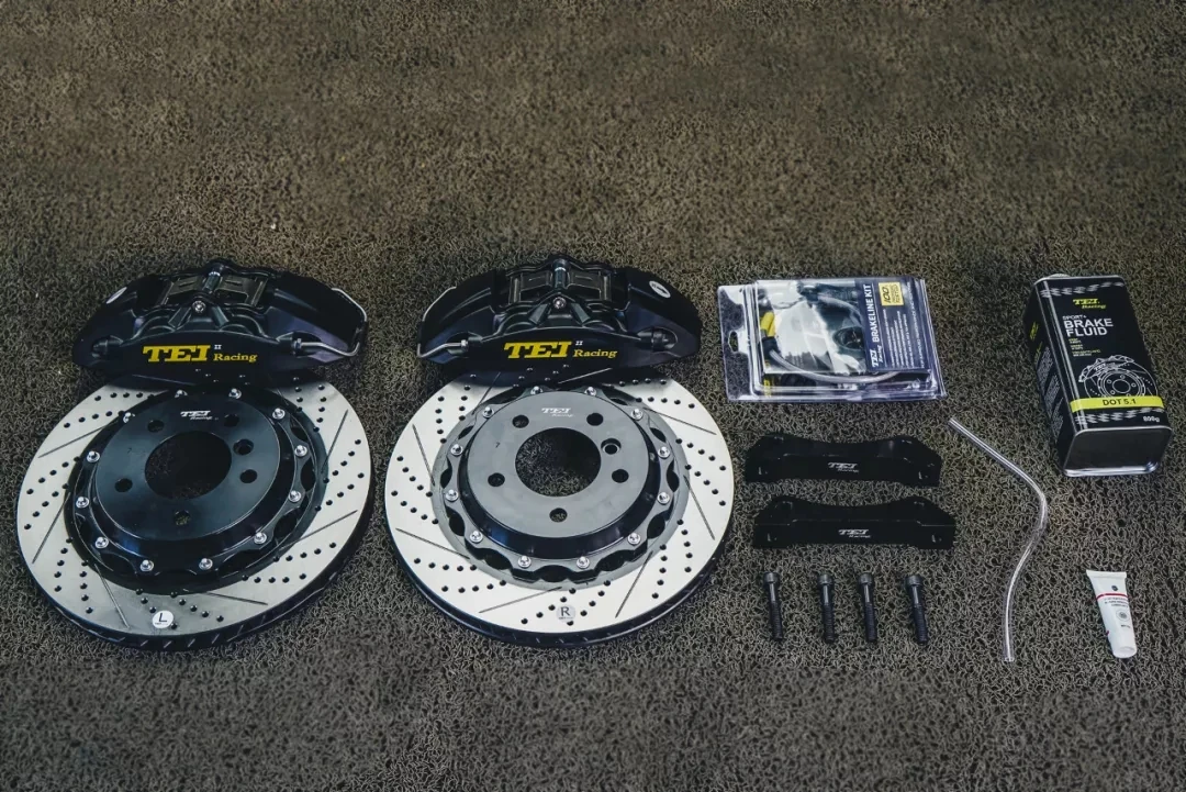 FRONT4piston BIG BRAKE KIT Forged Caliper with 355x28mm  Rotor  For BMW 3 Series 320 325 330 335 340 345 350