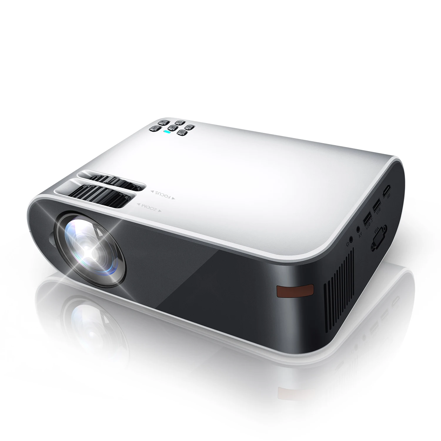 Custom Logo Led Lcd Beame 1920 Android 5000 Lumens 3d Smart Wifi Mini Portable W18 Home Projector 1080p