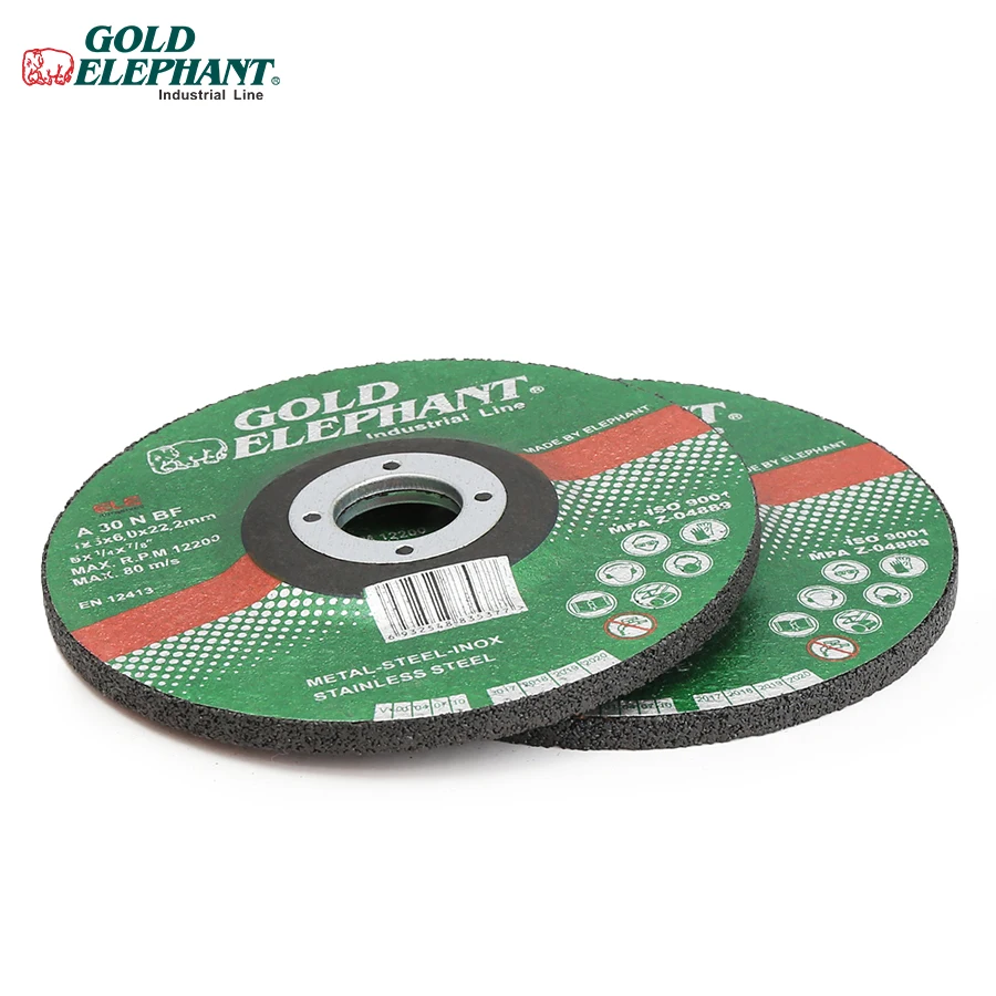Gold Elephant 9 inch grinding wheel 230x6.0x22.2mm resin grinding disc for all metal grinding