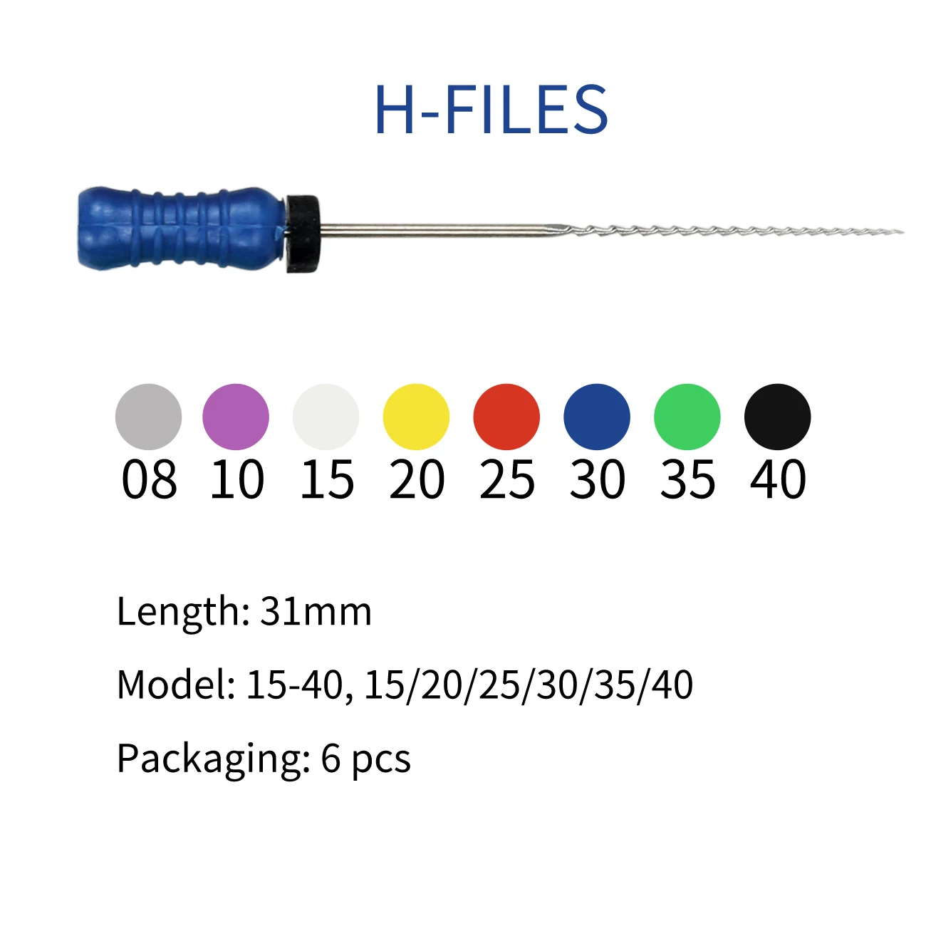 NITI K files/flexiable endo files/root canal treatment files