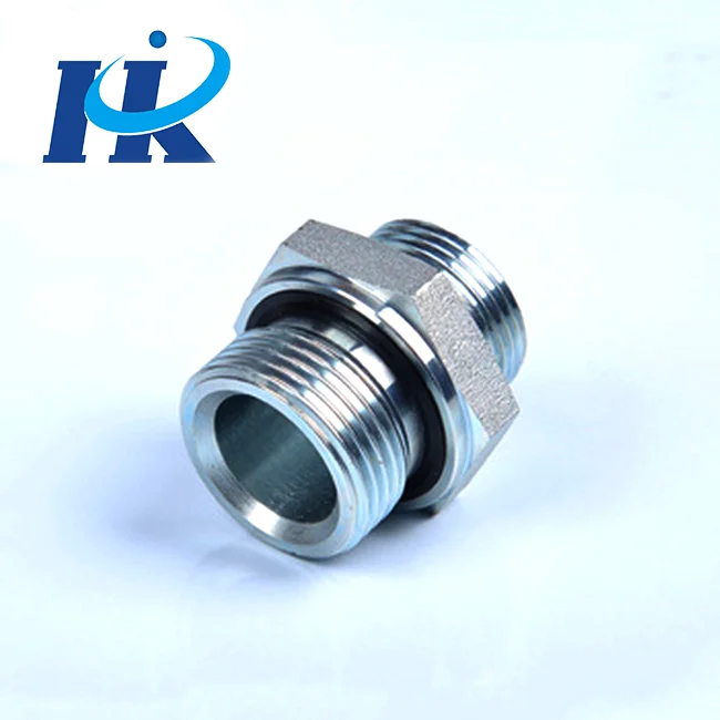 Can be customized high pressure customized crimping hoses fittings 1d metric thread bite type tube adaptor straight reducers with great price
