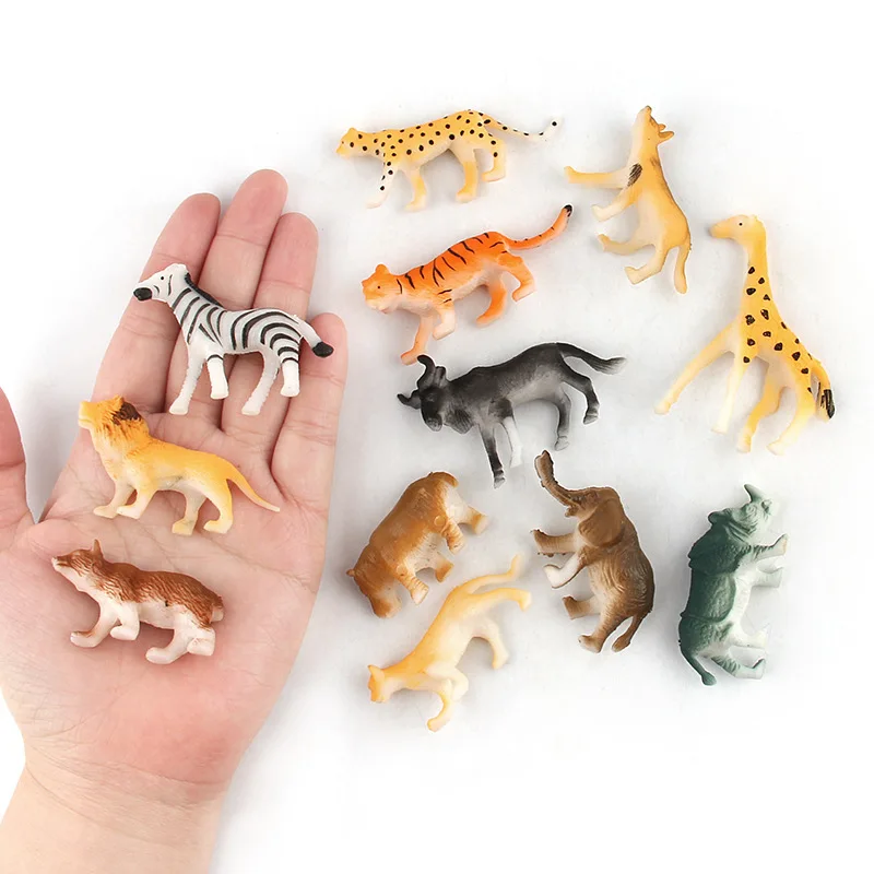 Creative And Hands-on Skills Toy Wild Animal Toy Set For Kids Animal Models