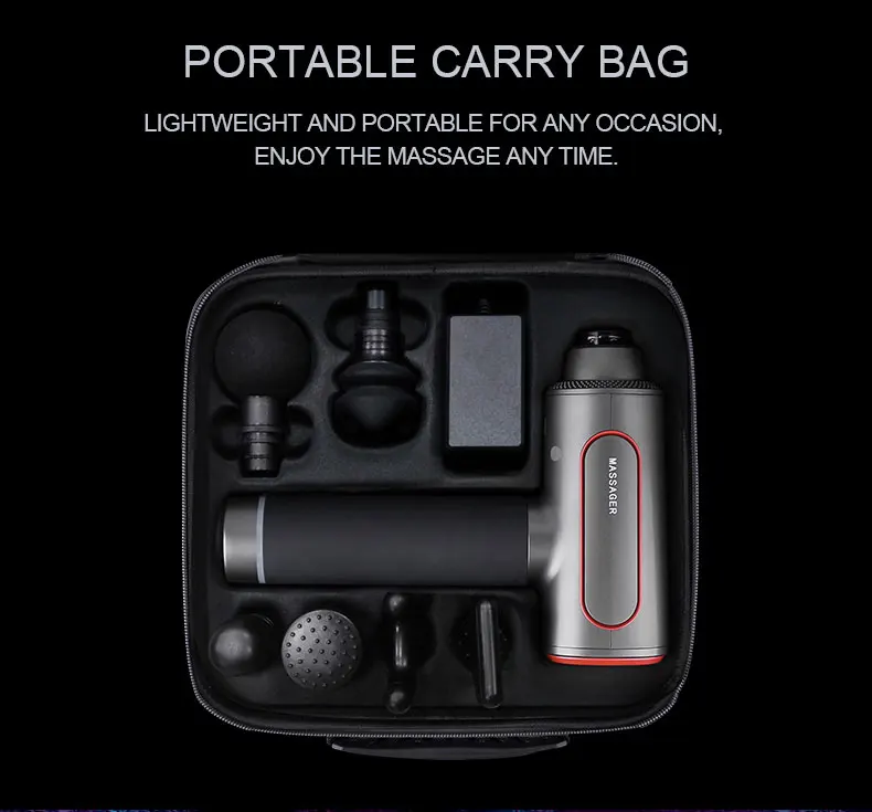 Handy Smart Fascia Gun USB Lasts up To 4 Hours CE Deep Muscle Massage Suitable For Gym Family USB Fascia Gun