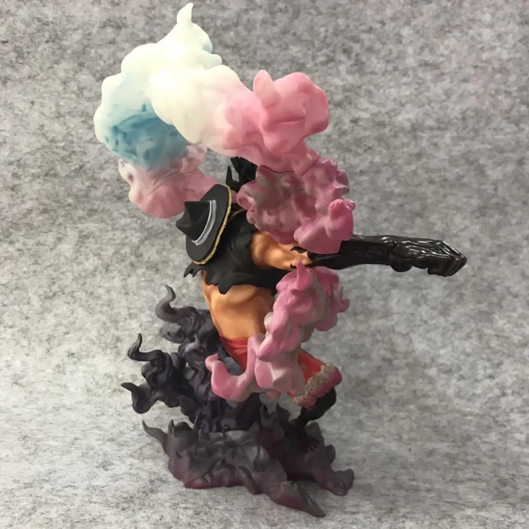 26.5cm One Piece Luffy Snake Man PVC Action Figure One Piece Anime Monkey D Luffy Gear 4 Snake Man Collection Figure Toy