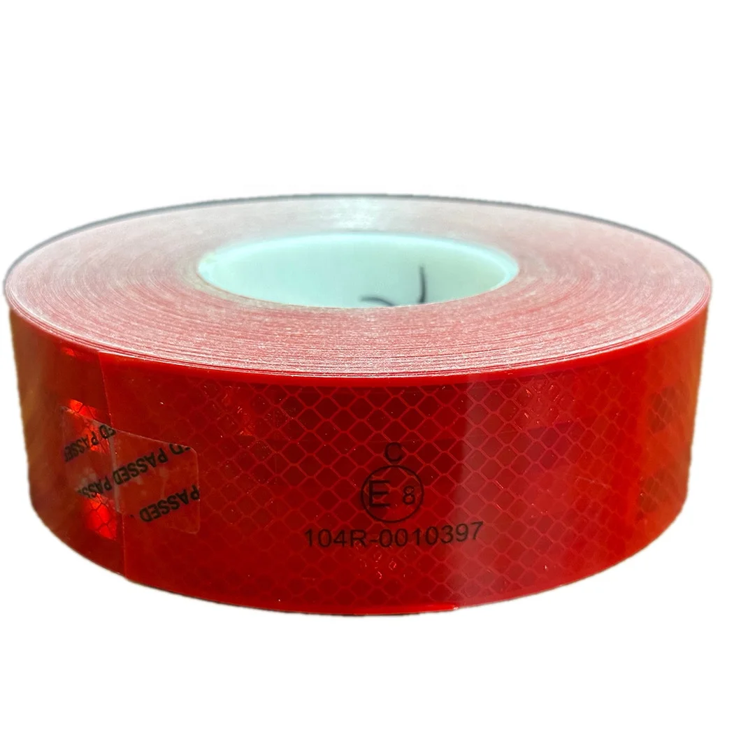 High Visibility ECE 104R Vehicle  Auto China Reflective Warning Tape Truck Sticker Reflective Adhesive Strips For Truck