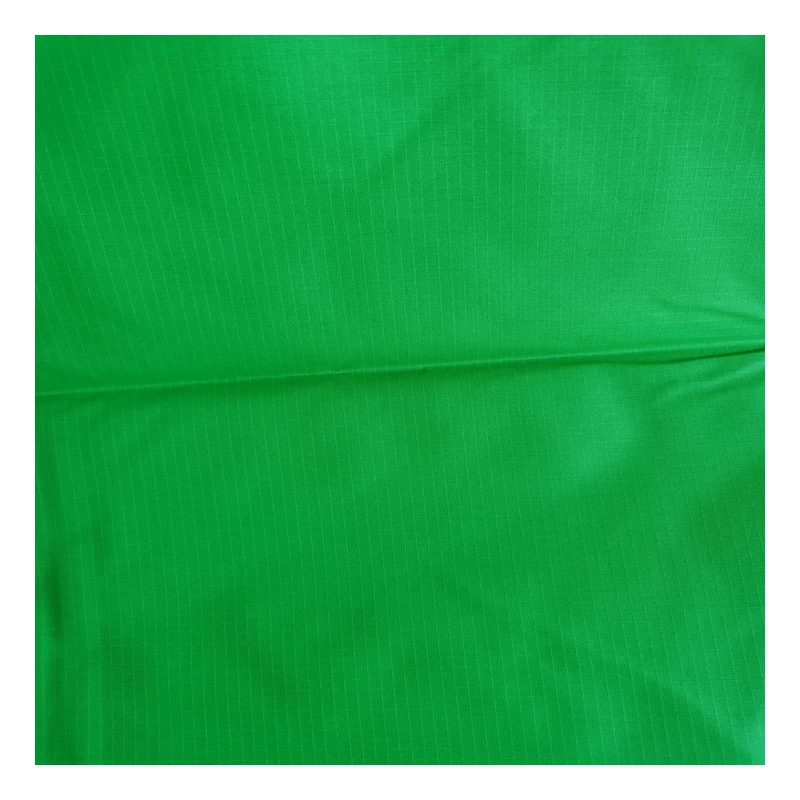 210T Double Sides Silicone Coated plaid 62gsm Ripstop 70D Nylon Taffeta Fabric For Hammock Tent