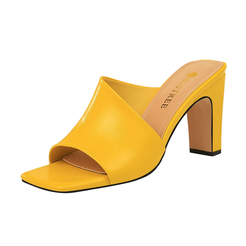 83-3 мода на каждый день женская обувь с открытыми пальцами тапочки Модные полые слово Прохладный на толстой подошве с высоким квадратным носком; Туфли с широко открытым носком шлёпанцы для женщин