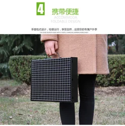 Hot Selling Outdoor Camping Black Portable Charcoal Table Folding BBq Grill