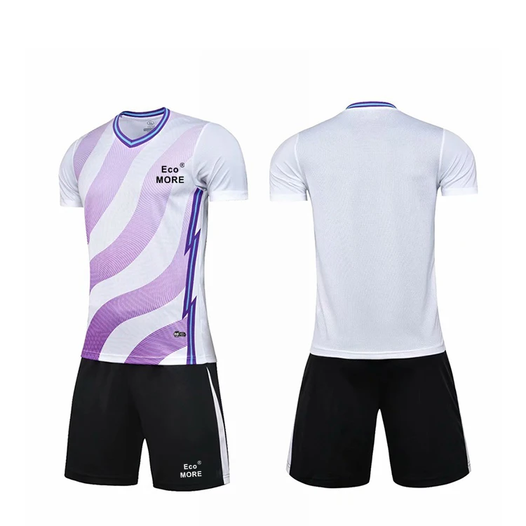 eco-friendly Recycled Polyester Fabric Soccer Team Shirt Football Jersey Uniform Sports Training Sets