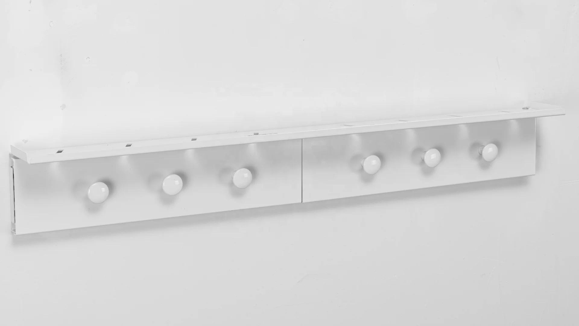 2024 SOYOUNG 100 CM Square Hooks Wall Mounted Dual Purpose Clothes Drying Rack Foldable Clothes Hanger For Balcony Use