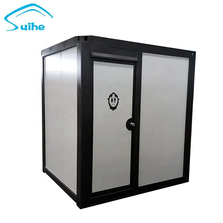 Portable full shower facilities public use container mobile toilet