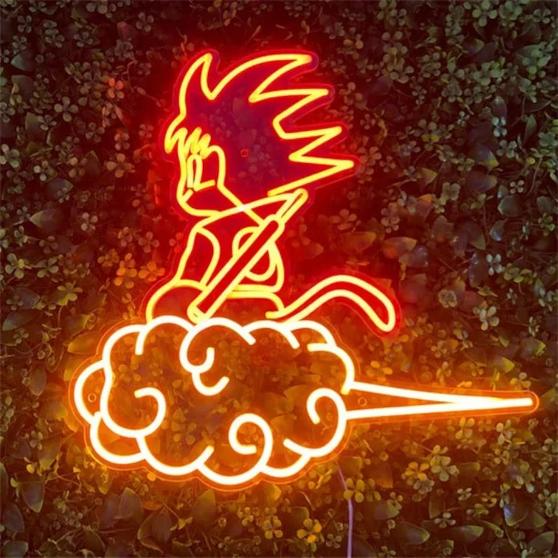 Wholesale silicone tube for led light lamps rgb party decorations open custom neon sign goku