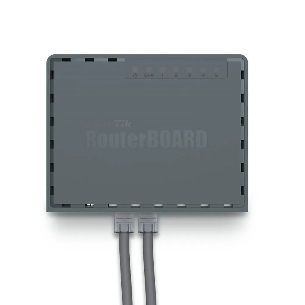 MikroTik hEX S RB760iGS full Gigabit 5-port electric port 1 optical port POE ROS router weak current box