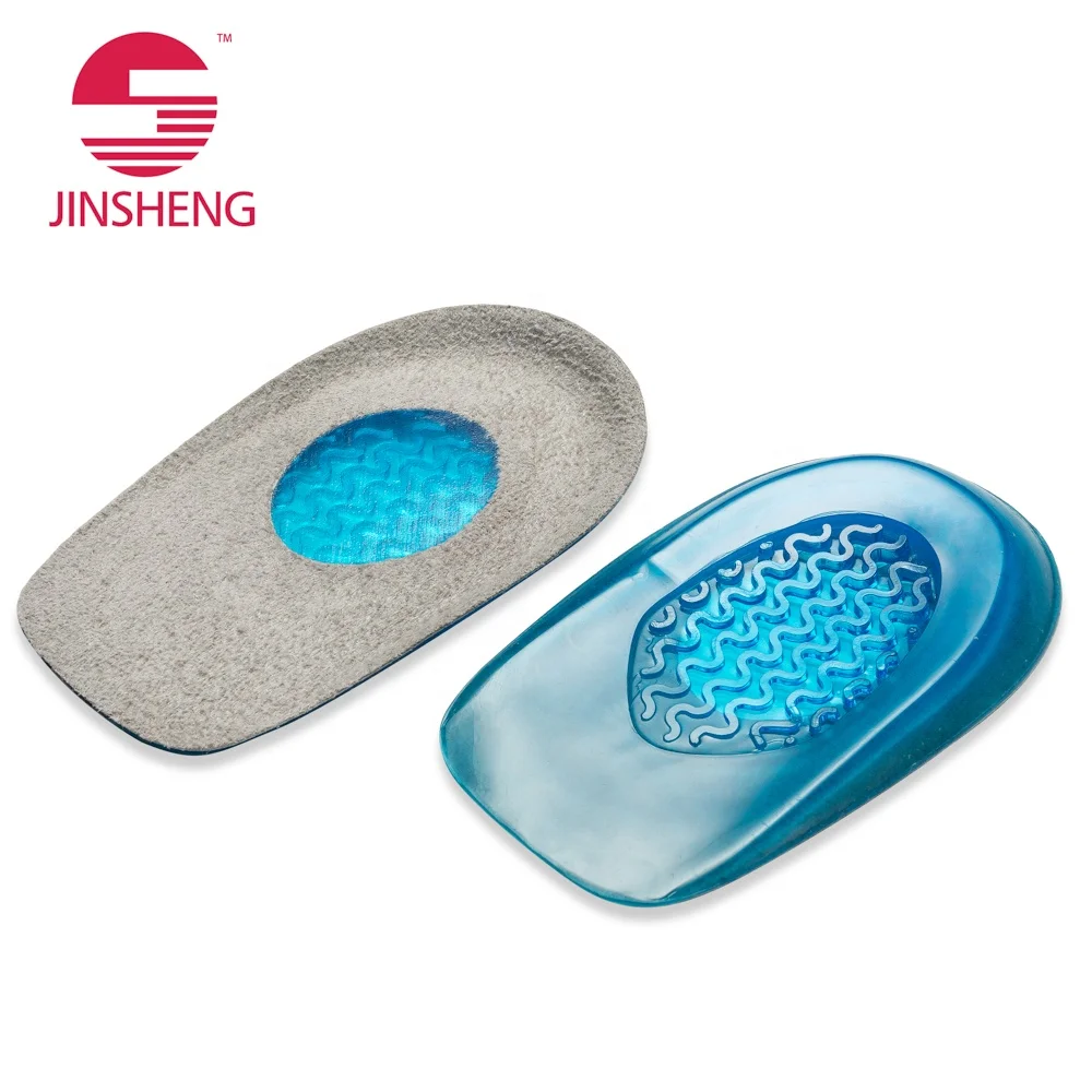 Gel Heel Cups - Plantar Fasciitis Support - Provide Foot Pain Relief for Achilles, Feet Arch Shock Absorbing Protector Pad