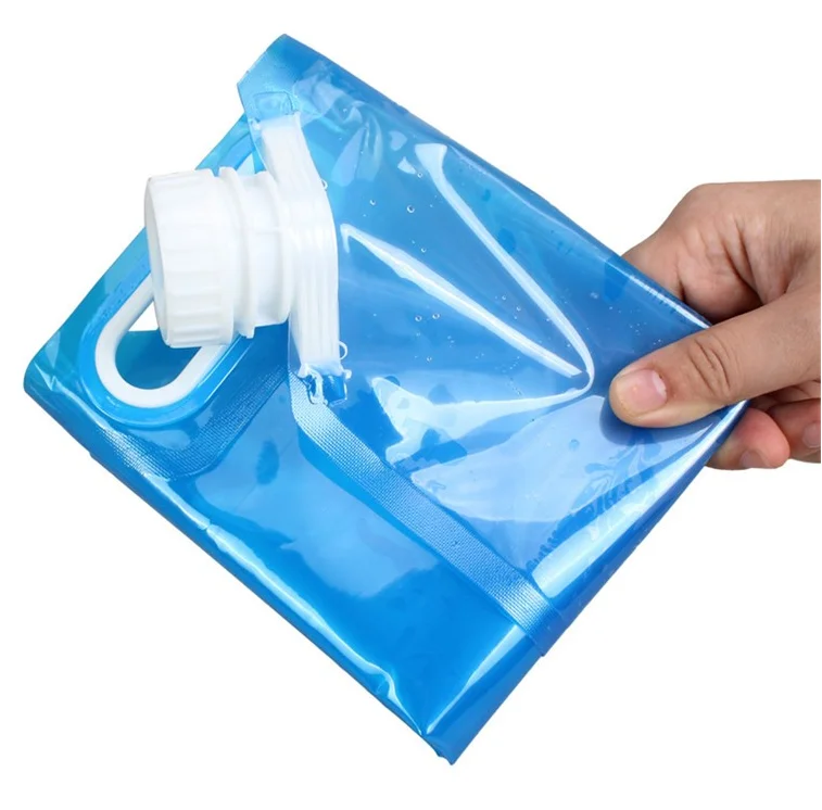 5 liter foldable plastic water container