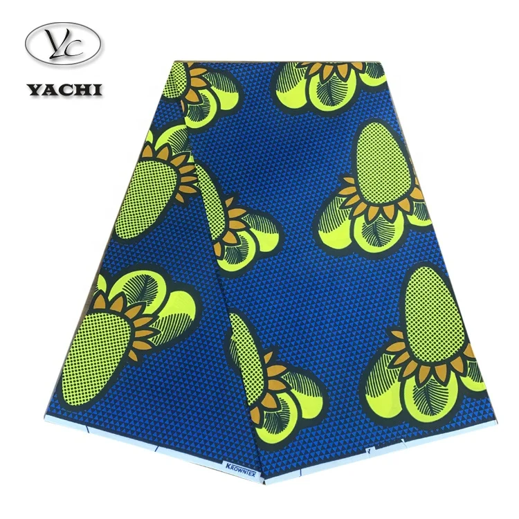 High Quality 100% Cotton African Wax Print 6 Yards Fabrics Textiles African Wax