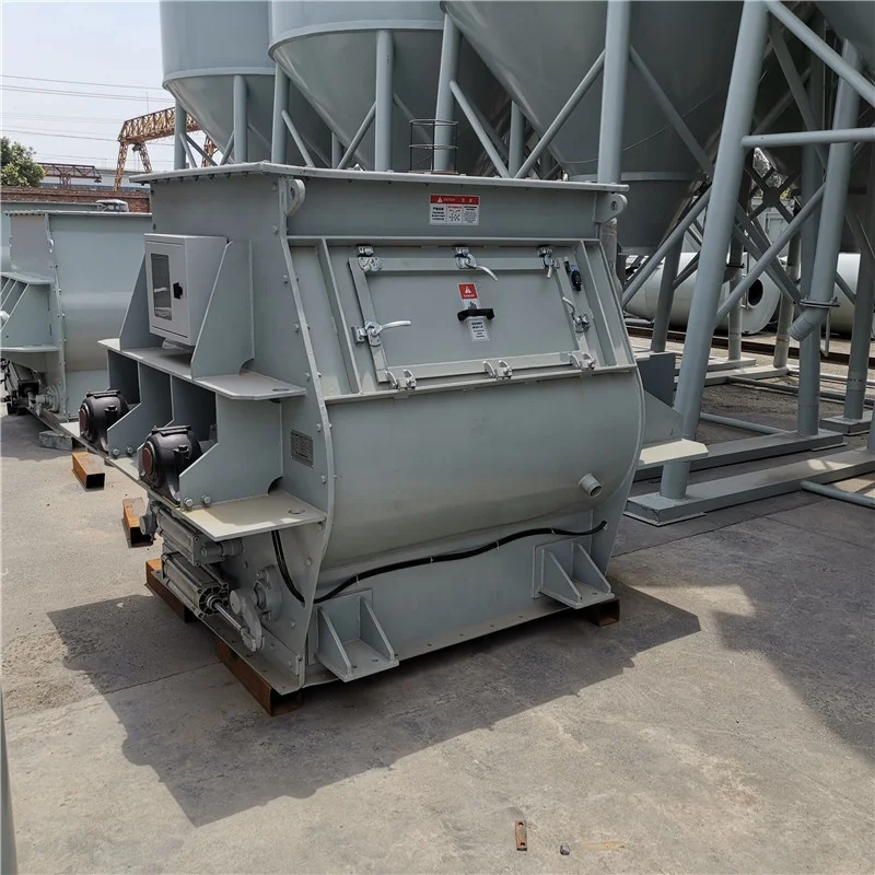 Dual Shaft Paddle Mixer Irregular and Sticky Materials Blender in Building Industry