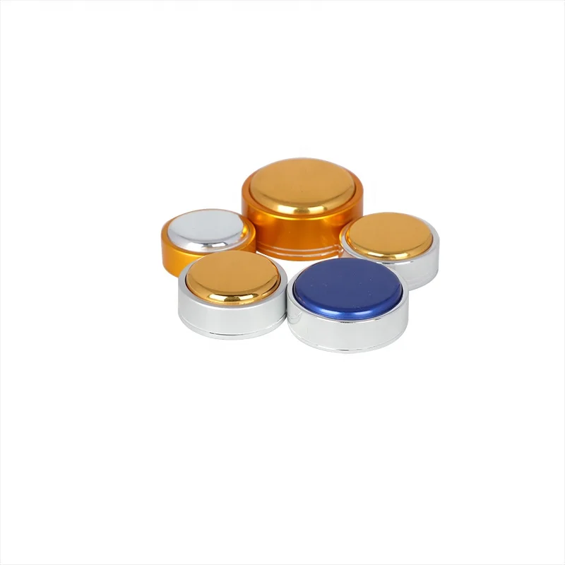 70/400 easy open aluminum plastic amber capsule glass bottle cap