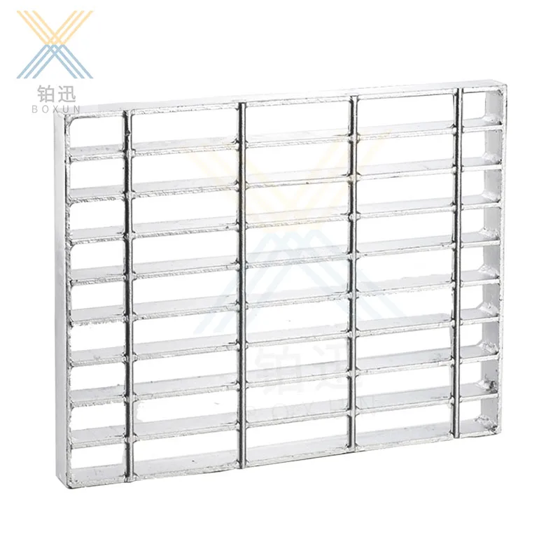 Factory Supply Hot Dipped Galvanized Metal Steel Grating with Rod Bar for Drainage Gutter Cover walkways