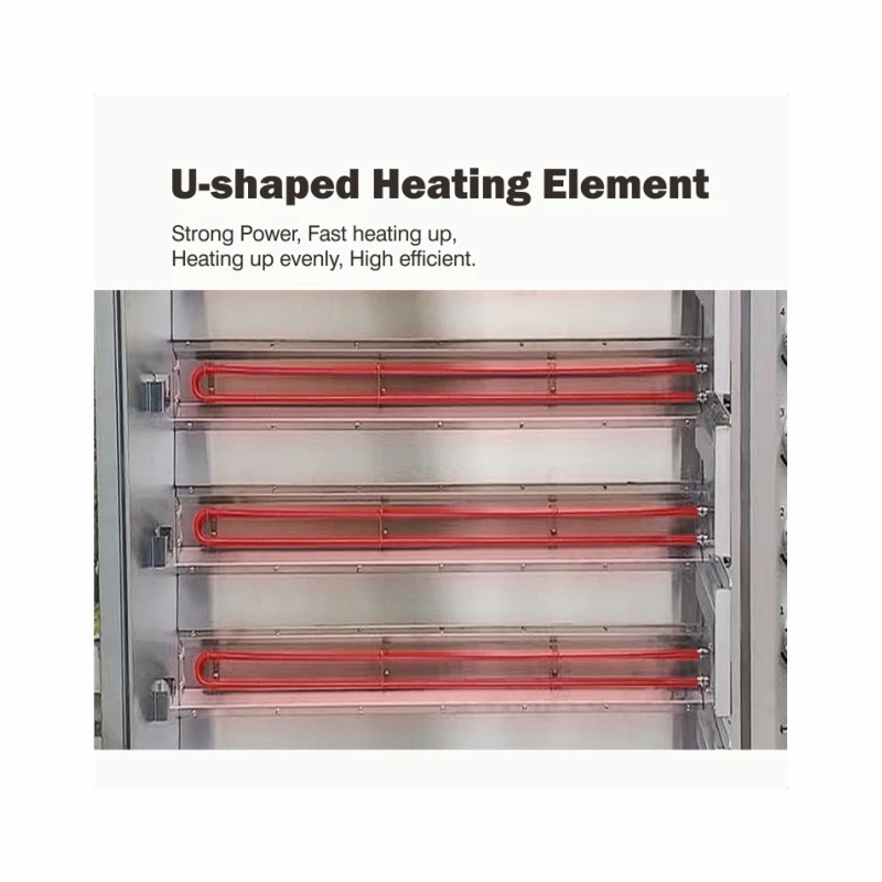 Libermann Quality Stainless Steel Vertical Chicken Rotisserie 4 Rods Rotisserie Oven for Chickens