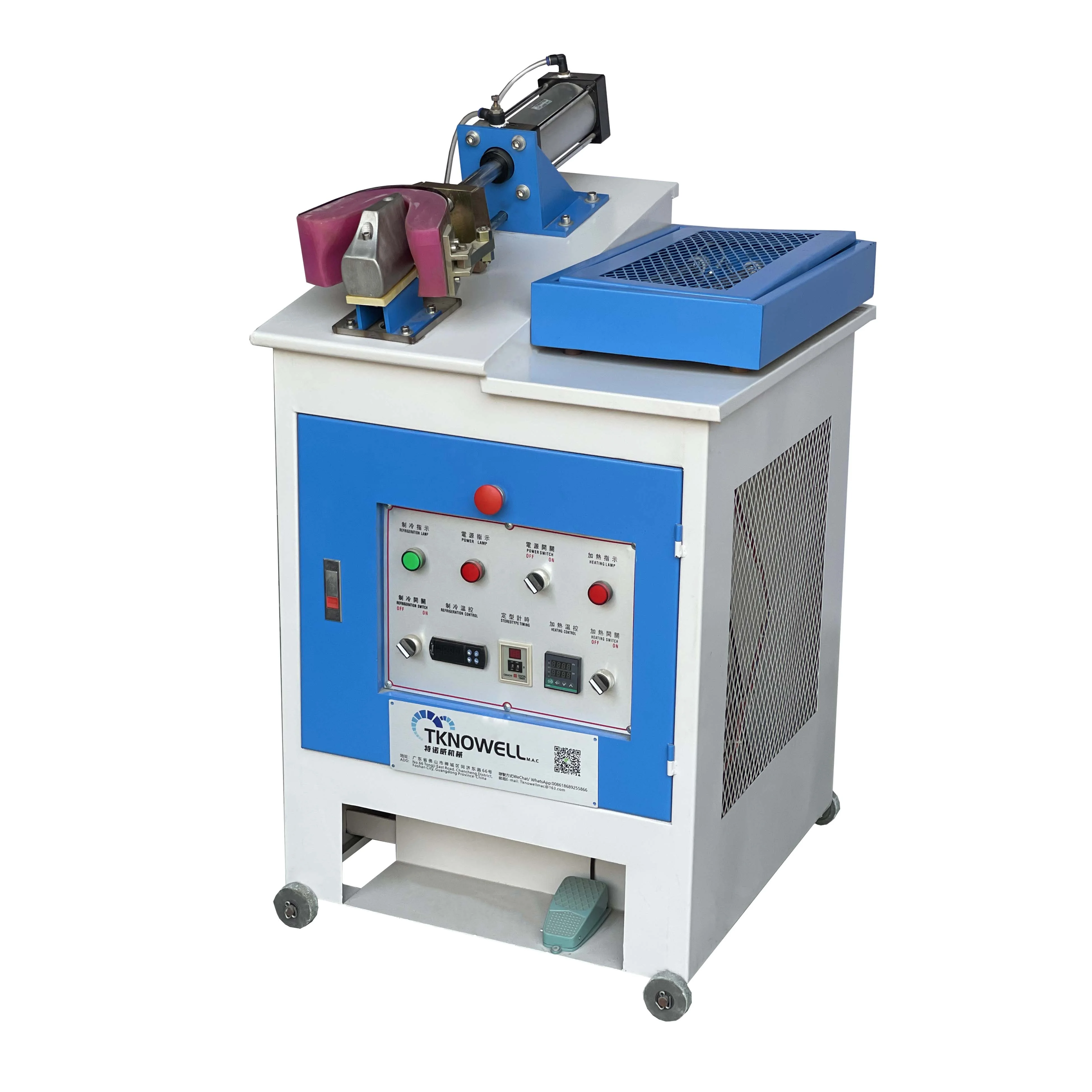 Shoe Heel Seating Back Counter Back Moulding Cold And Heat Setting Back Part Moulding Shaping Machine Shoe Machine