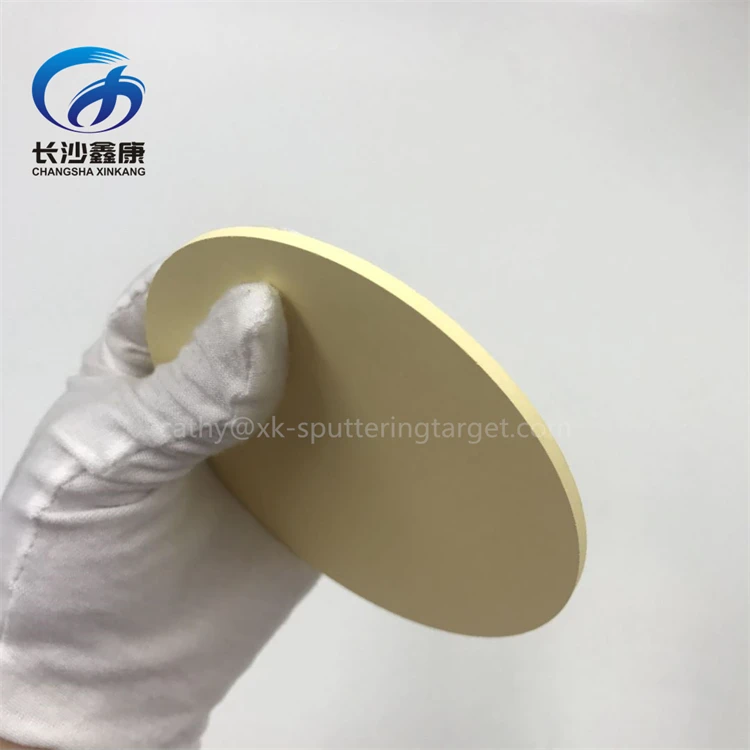 Selenium Zinc Ceramic Sputtering Target ZnSe 99.99% Customized Size for Optical Materials