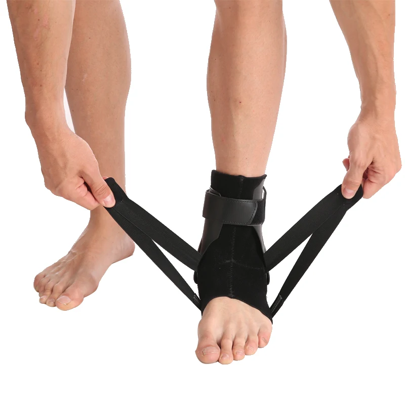 Adjustable Ankle Brace Tobillera Soporte de tobillo Ankle Support Injury Protection Lace Up Pain Relief Compression Ankle Brace