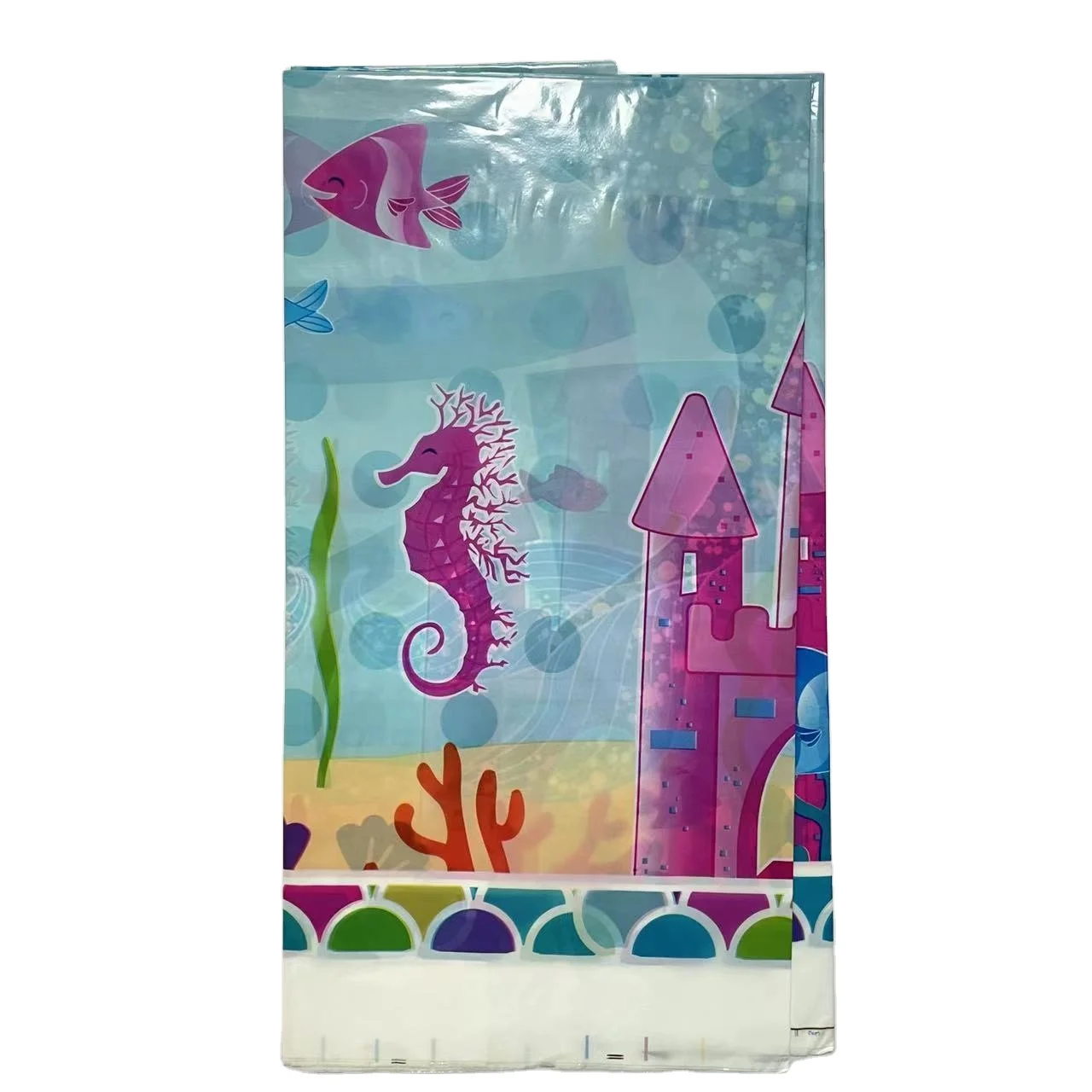 View larger image Add to Compare  Share Party printed disposable PE table cover rainbow birthday plastic waterproof table cloth