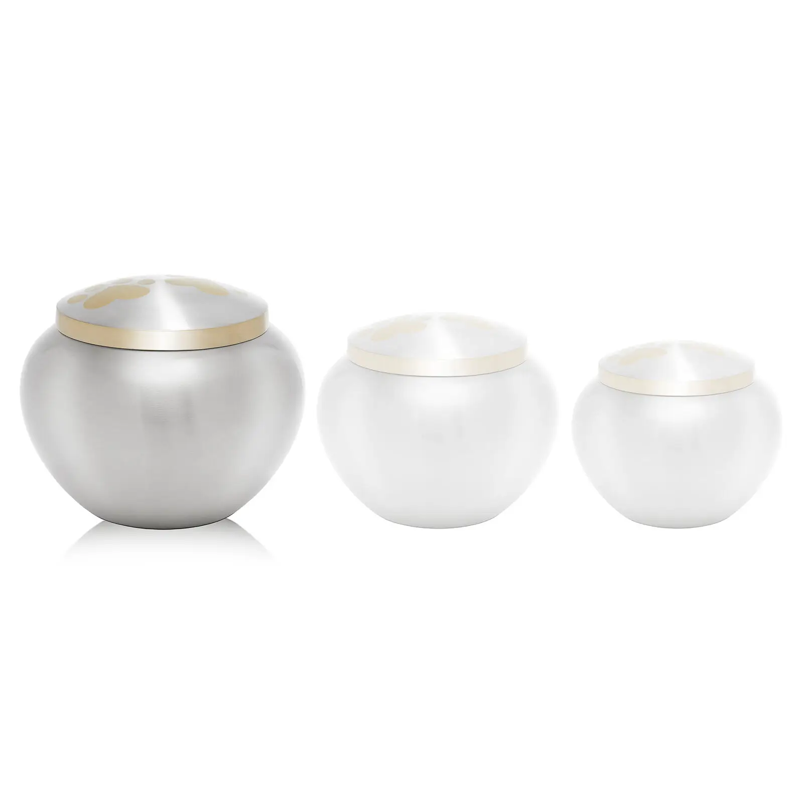 Wholesale Pet Memorial Cremation Urns for Dog and Cat Ashes Large Gold Urn up to 85 Lbs