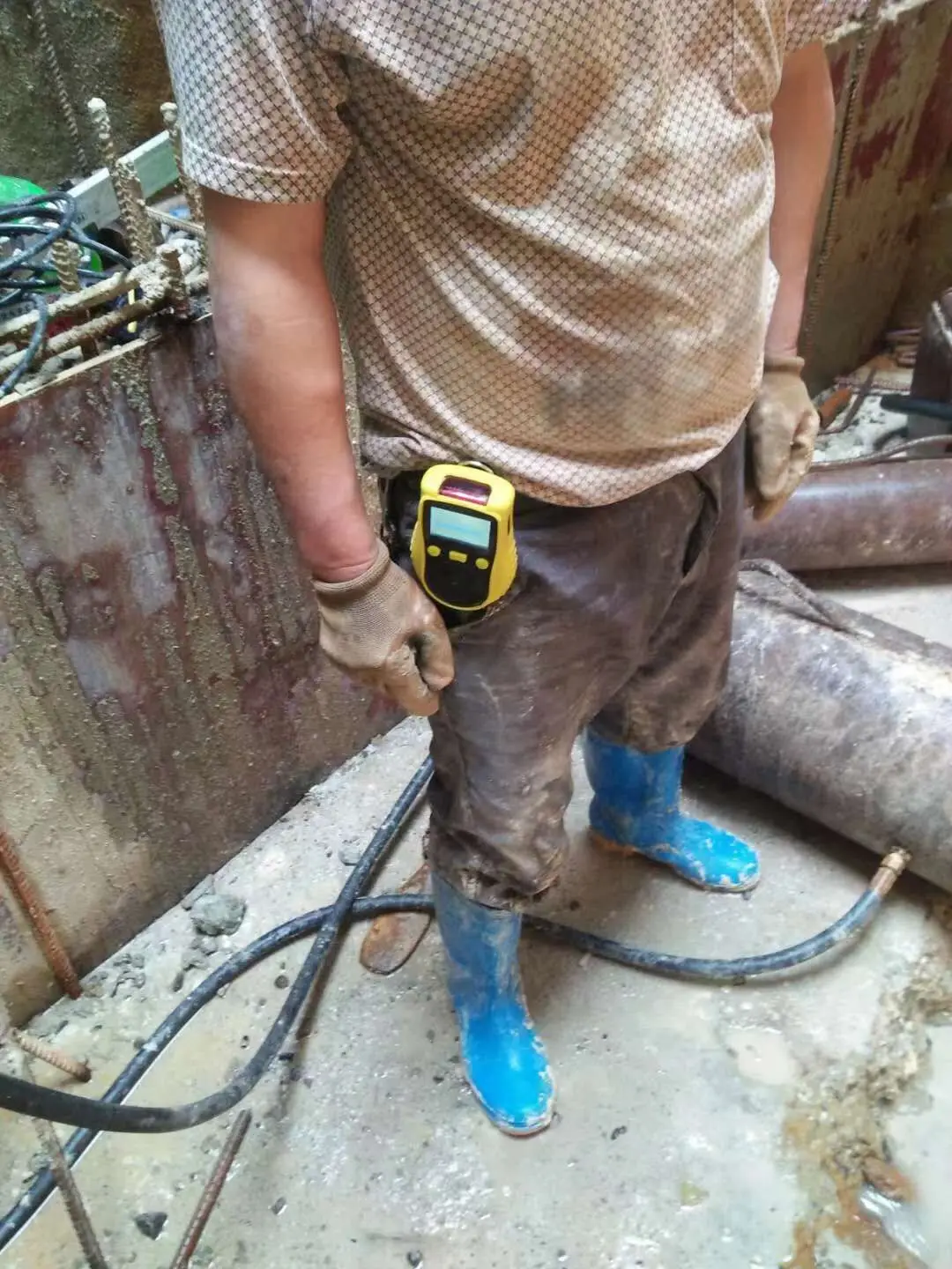 Hydrogen Sulfide Gas Meter Alarm 0-100ppm For Safety Purpose With ATEX CE H2S Tester