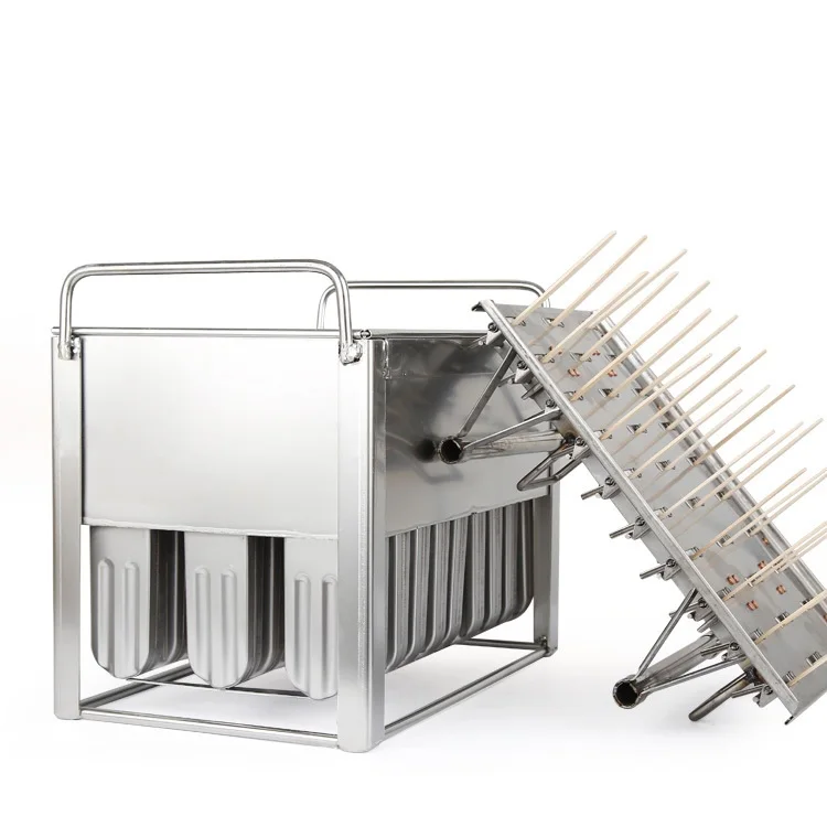 Нержавеющая сталь инструменты для мороженого эскимо формы 30 отверстиями 85g формы для мороженого Фруктового мороженого