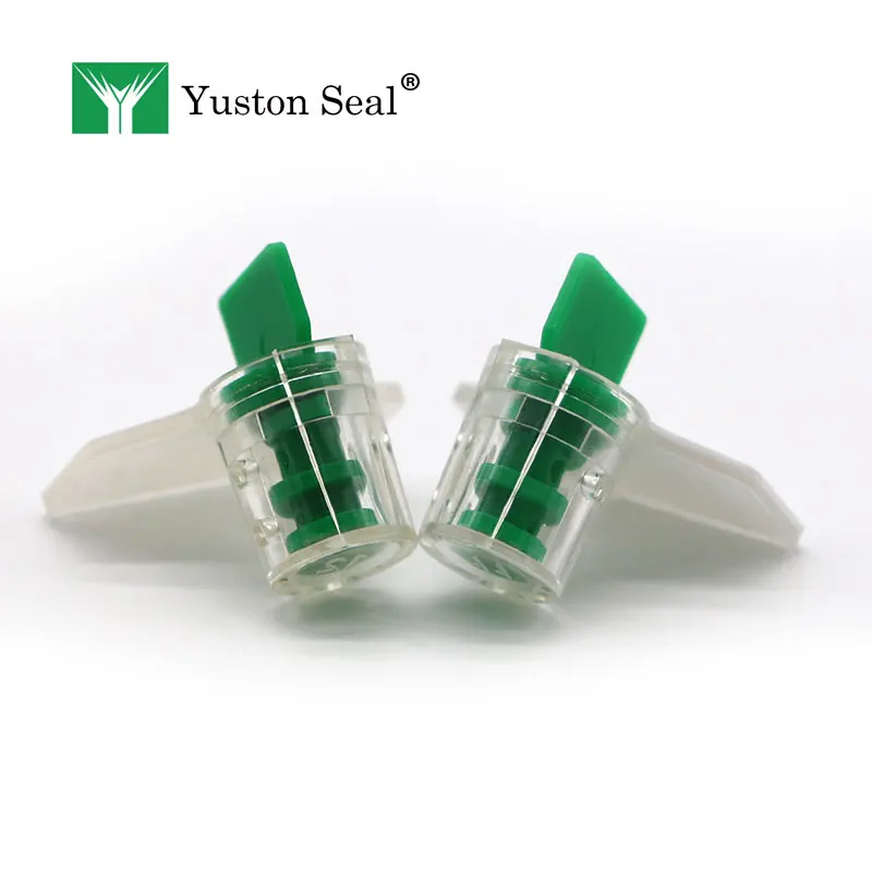 YTMS100 safety pin one-time tamper proof gas meter seal tag for electric meter china