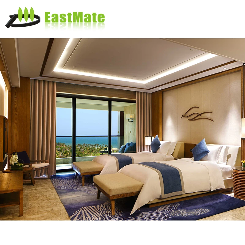 Factory wholesale modern luxury bedroom furniture set 5 star hotel
