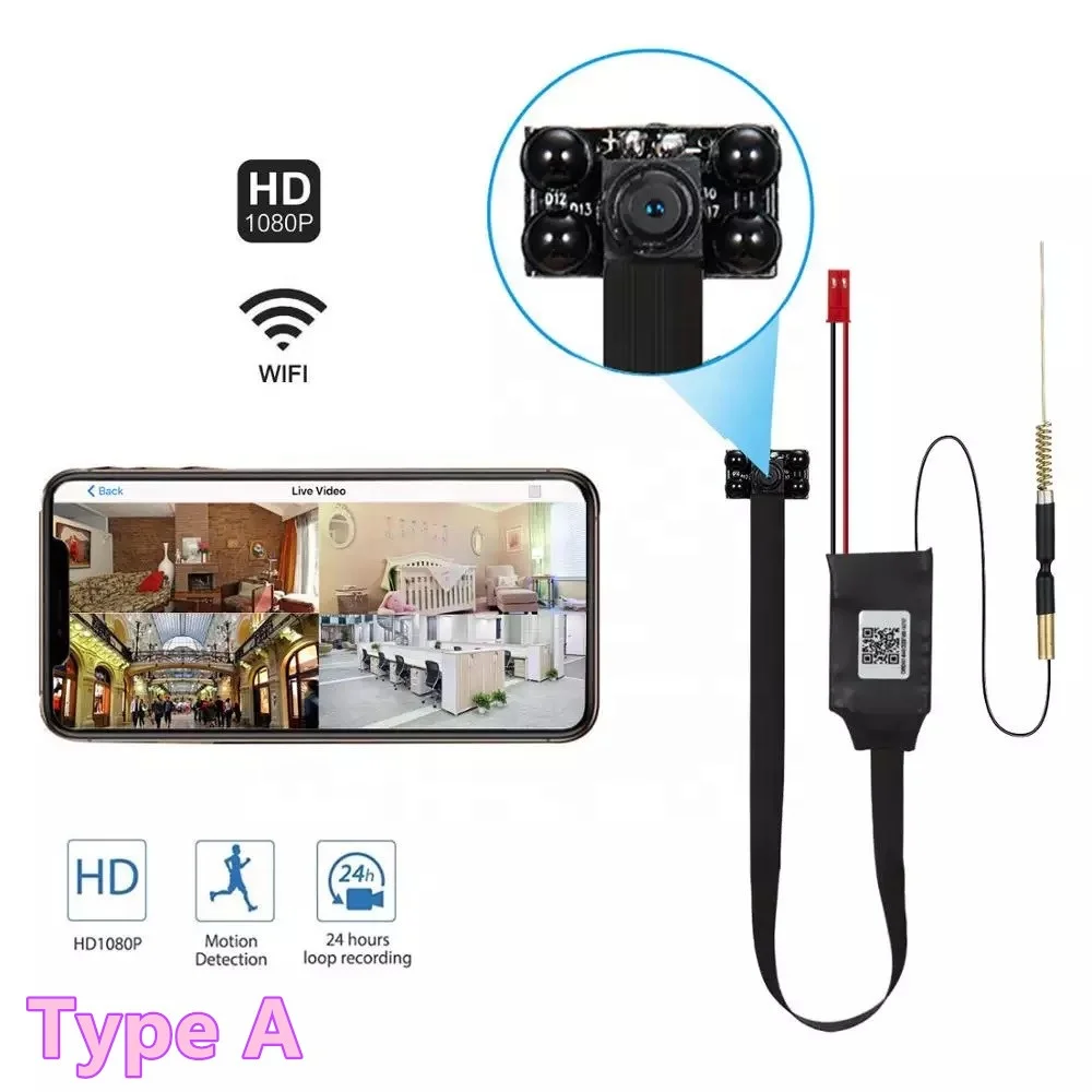  Скрытая IP-камера HD 1080P Wi-Fi с модулем «сделай