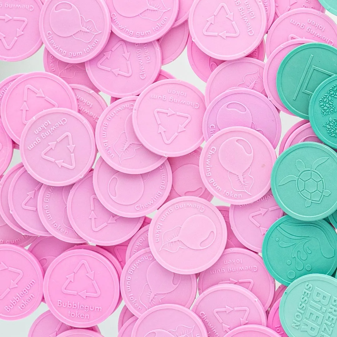 Высококачественные пластиковые фестивальные Жетоны Cusun рекламная продукция типа монет на тему любви