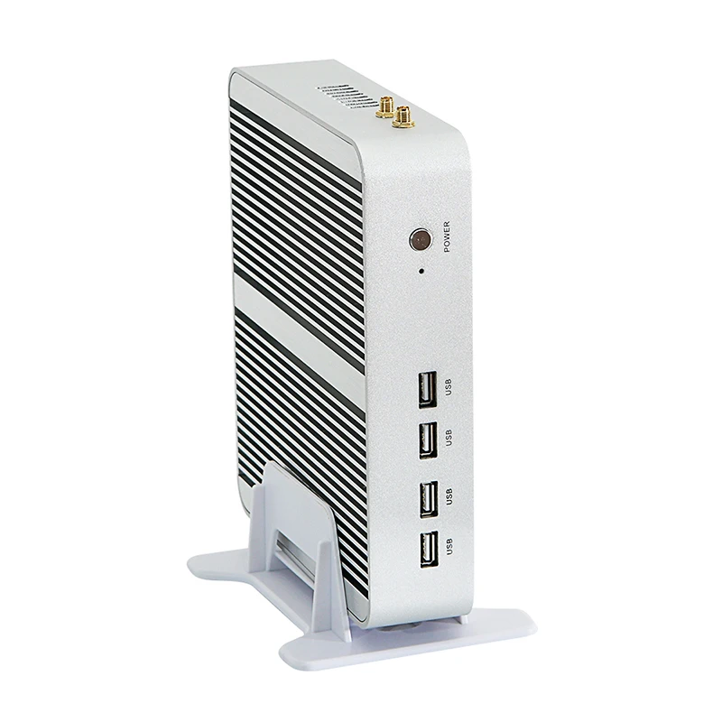 I3 8145U 3.9GHz Solid Fanless Mini PC UHD Graphics 4K Micro Desktop Computer Barebone Low Power 12V Dual Display Gaming Gamer PC