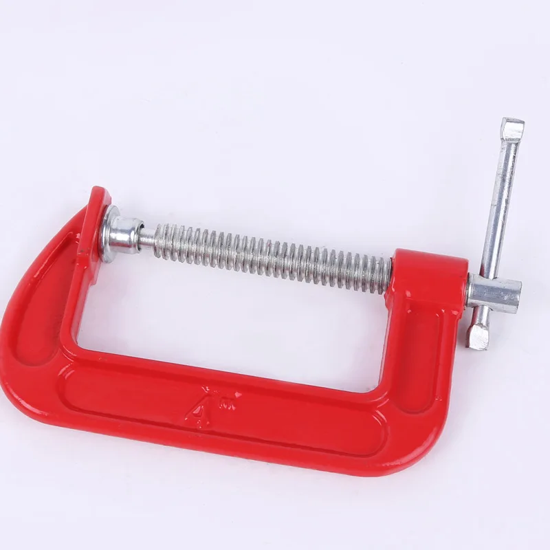 G-clamp woodworking cast iron woodworking clamp C-type Malleable steel woodworking clamp