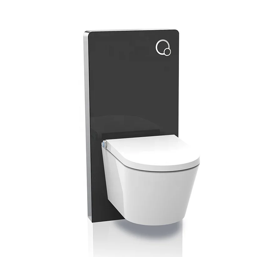 CE Certificate British WC Toilet Cistern HDPE Water Tank Tempered Glass Cabinet Cistern