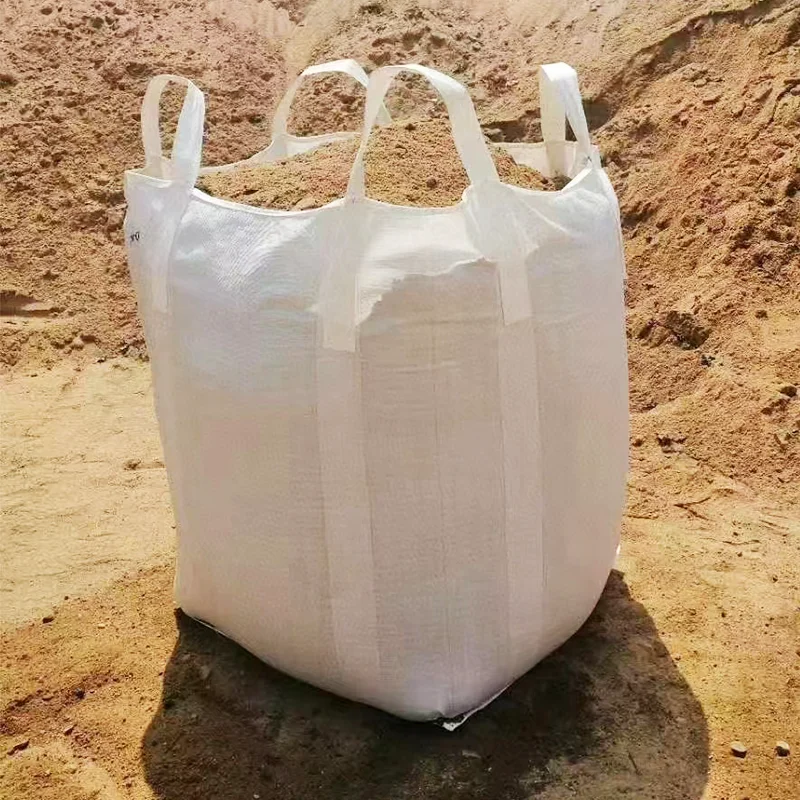 Customized Breathable Big Ton Bags Flexible Intermediate Bulk Container 1000Kg Super Sack  Fibc Bags Containers PP Jumbo Bags