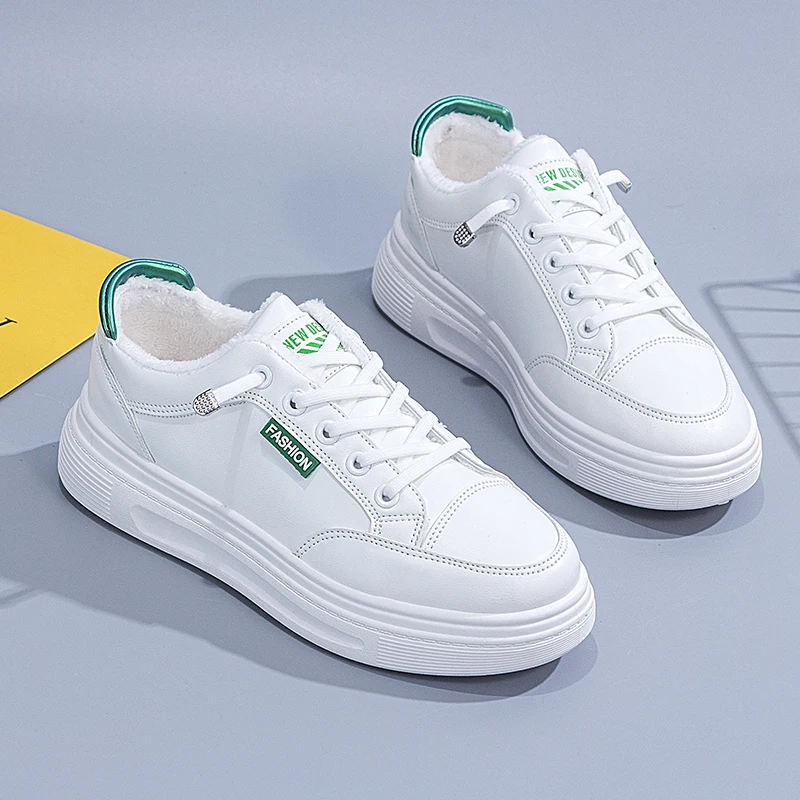 Горячая Распродажа, дешевая новинка 2021, модная зимняя Нескользящая удобная обувь на плоской подошве, повседневная женская обувь для девочек